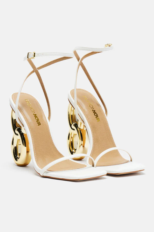 Meet Me In Manhattan Heels - White