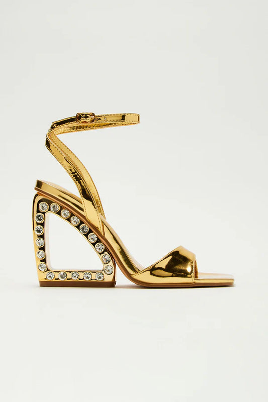 Midnight Muse Wedges - Gold